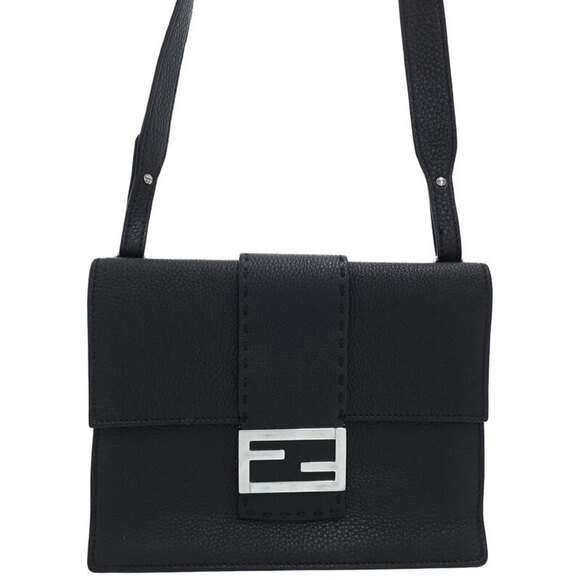 Fendi Handbags - FENDI Flat Baguette Shoulder Bag